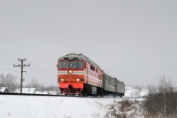 ТЭП70-0139 с пригородным поездом Волоколамск - Ржев