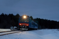 Пригородный поезд №6608 сообщением Жуковка - Рославль